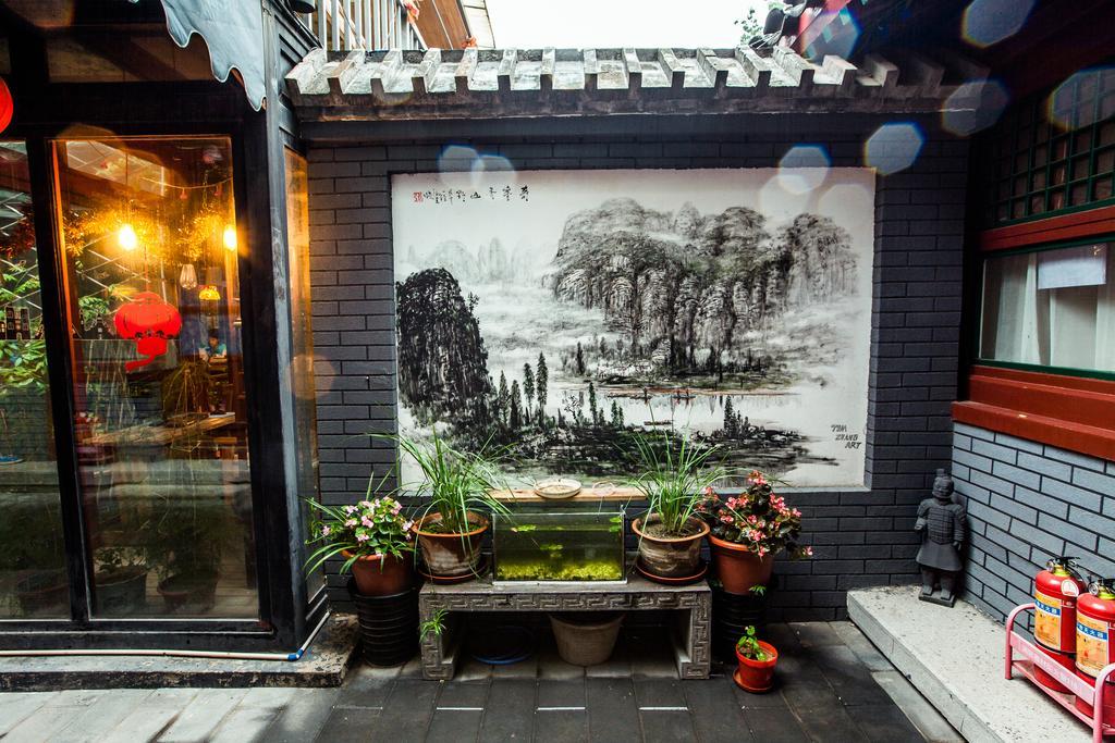 Happy Dragon Courtyard Hostel Peking Exterior foto